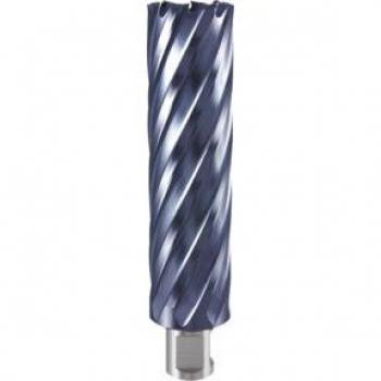 Ruko 26 mm HSS‑TiAlN Kernbohrer, 3/4 (Ø 25.4 mm) mit Weldon‑Schraube – 110 mm