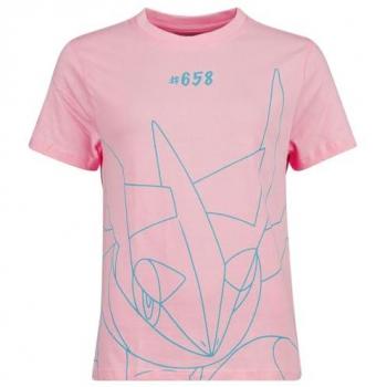 T-Shirt Pokémon Amphinobi Manches courtes Femme Rose Clair S
