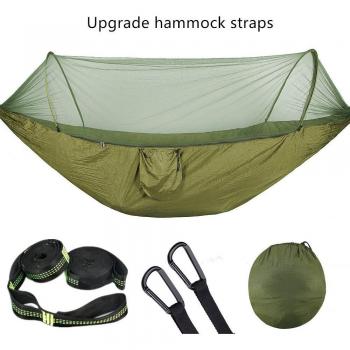 Hanging Hammock with Mosquito Protection