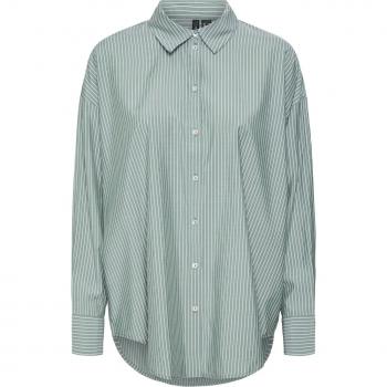 Vero Moda Oversize-Shirt mit langen Ärmeln Modell 'NORA' in Schilf, Größe XS