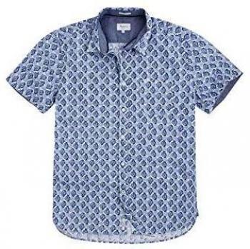 Pepe Jeans Herren Alltagshemd Mehrfarbige Print – 81304RDH271229