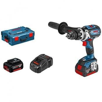 Bosch GSB 18V-85 C Professional Akku-Schlagbohrschrauber mit 2 x 5,0 Ah und L-Boxx