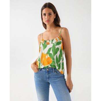 Top de mujer Salsa Jeans con tirantes y estampado floral