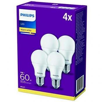 Lampadine LED Philips 60W A60 E27 4 pack
