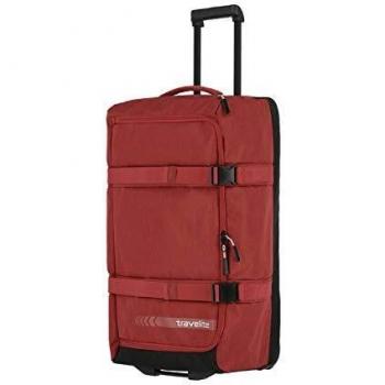 Travelite Kick Off L Red Wheeled Duffle Bag 68cm 65L 2.7kg