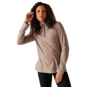 Regatta Light Brown Women’s Half‑Zip Sweatshirt, Size 14