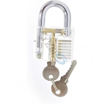 Candado CHJK para muebles, mini herramienta de cerrajero con bloqueo transparente