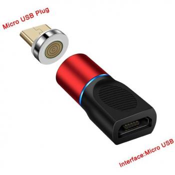 Adapter Rápido 3A MicroUSB Magnético – Compatibilidad con HUAWEI y Redmi