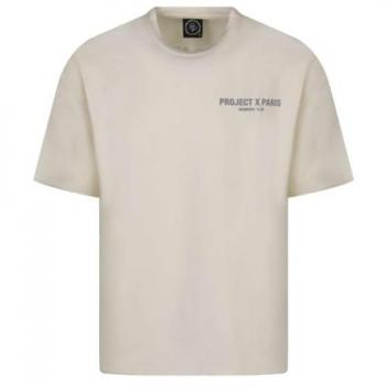 Project X París Hombre Camiseta Blanca Talla L tejido jersey de algodón