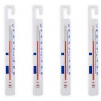 Juego de 4 Termómetros Fackelmann – Control Preciso de Temperatura Frigorífica