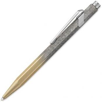Caran d'Ache 849 Cosmic Blue Gilded Ballpoint Pen