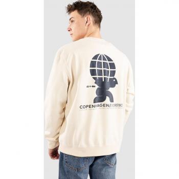 Ecru‑Crewpullover „Fat Moose“ Jaxon