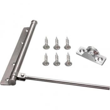 Fire Rated Adjustable Single Spring Door Closer Stainless Steel 45Kg