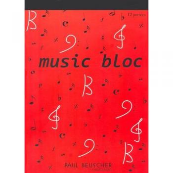 Carnet Musical 12 Portées – Lemoine