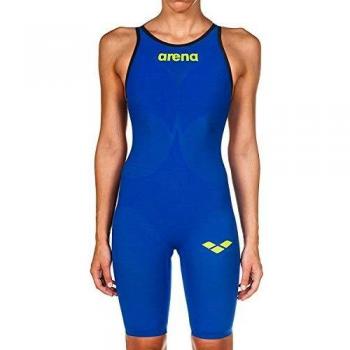 Arena Powerskin Carbon Air2 Women's Open Back Swimsuit Electric Blue