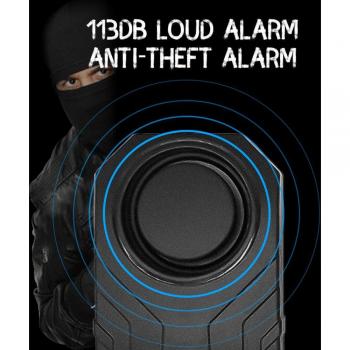 113dB Anti-Theft Vibration Alarm for Bicycles and Motorcycles with Remote