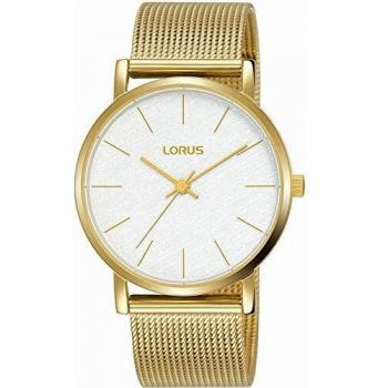 Reloj Lorus Mujer con Brazalete de Acero Oro RG206QX9