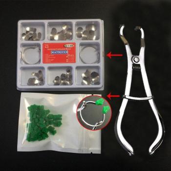 Kit de Matrices Seccionales para Dentistas con Alicates