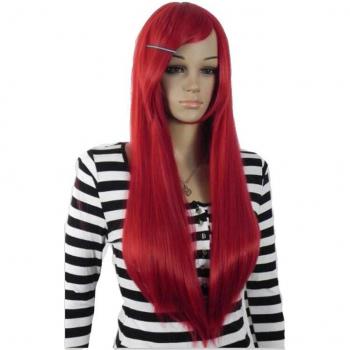StrongBeauty Women's Pink Full Synthetic Hair Wig