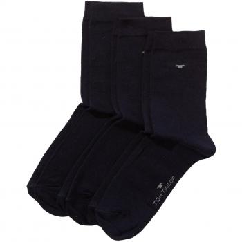 TOM TAILOR 3er Pack Baumwollsocken für Kinder – Dark Navy (545) G. 35‑38