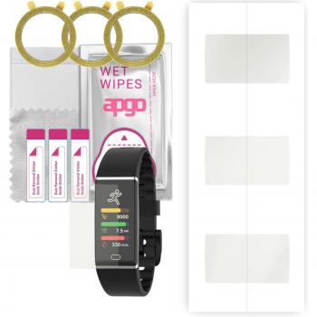 MyKronoz ZeTrack+ Plus: 3 Stück APGO Hydrogel Matte Displayschutz – Flexibles TPU, Positionierungsschicht