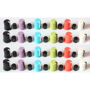 24pcs Colorful Rotary Knobs for Traktor DJ Mixer Z1 Z2 S2 S4 S5 S8