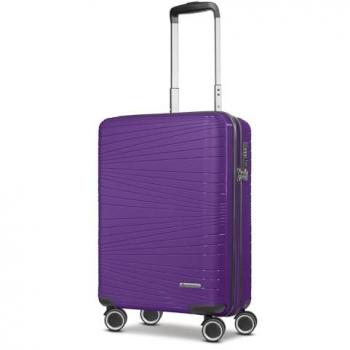 Franky Hartschalen‑Trolley Dallas 3.0 – 4 Rollen, Violett, Handgepäck (bis 50 l)
