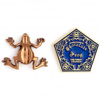 Goldener Harry Potter Schokofrosch‑Anstecker