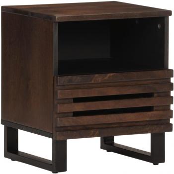 Bedside Cabinets 2 pcs 40x33x46 cm vidaXL Solid Wood Rough Mango