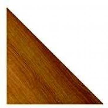Eckiger Holzverknüpfungswinkel aus Eiche – 80 cm x 80 cm