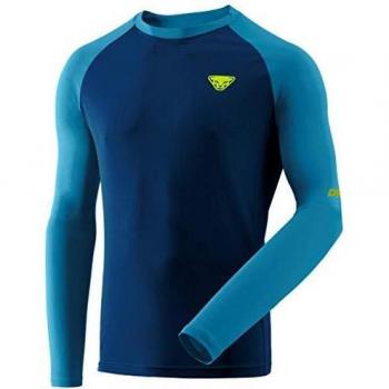 DYNAFIT M Alpine Pro Herren Langarmshirt – Blau (L)