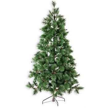 Árbol de Navidad Artificial de Pared Lola Home con 424 Ramas Verde de Fibra Plástica de 210 cm