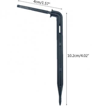20 Black Dripper Units for Water-Saving Garden Irrigation