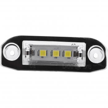 Pack de 2 Lampes de Plaque d'Immatriculation LED Noir pour Volvo S80, XC90, S40, V60, XC60, S60, C70, V50, XC70 et V70