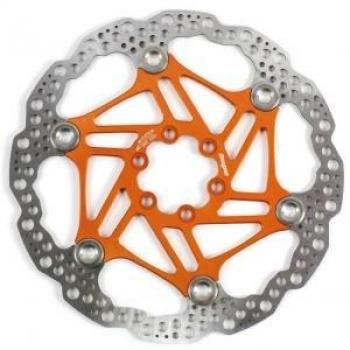 Hope Lightweight Floating Disc Brake Rotor (Orange, 180mm)