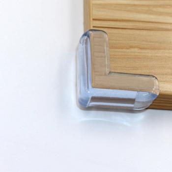 Transparent Blue Silicone Table Corner Safety Bumpers