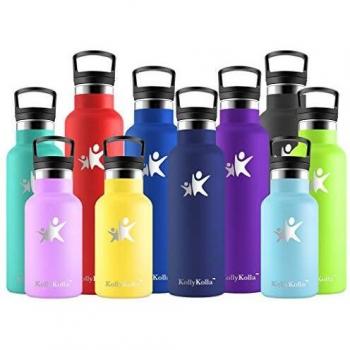 KollyKolla Kids Water Bottle with Straw