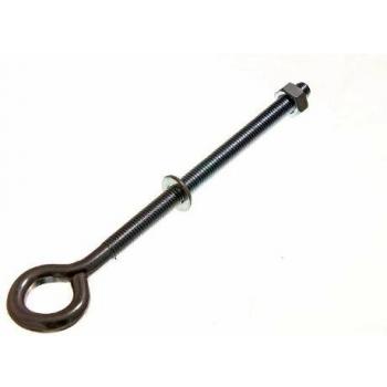 EYE BOLT WITH NUTS AND WASHERS M8 X 150MM BZP WEATHERPROOF