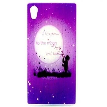 Sony Xperia M4 Aqua – Cover TPU Transparente “Cielo Lunar”