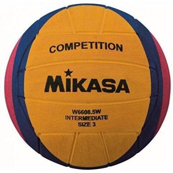MIKASA W6608.5W Wettkampf Wasserball, Gelb/Lila/Magenta, 3