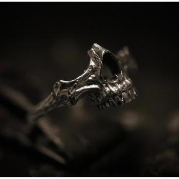 Calavera Oscura 316L Anillo