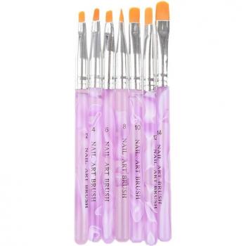 Versatile Nail Art Round Brushes