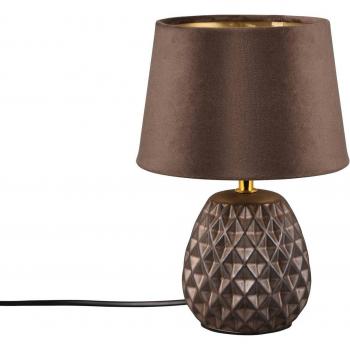 Ceramic and Velvet Ariane Lamp
