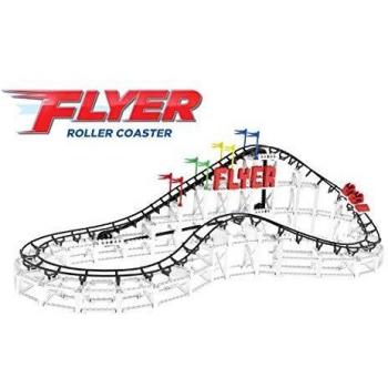 Achterbahn-Flyer von CDX – 539 Teile, kompatibel