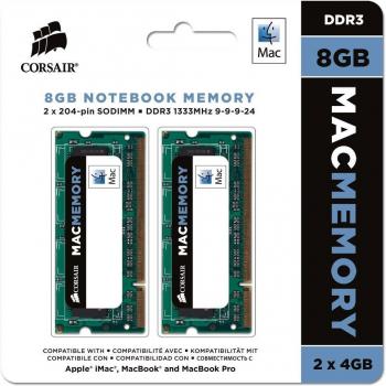 Memoria SODIMM 8GB DDR3 1333MHz per Mac