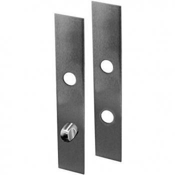Plaques de porte d'intérieur Conda en INOX, entraxe 195mm