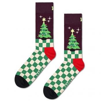 Happy Socks Weihnachtsbaum-Socke (rot 41-46) Damen