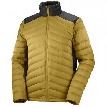 Giacca Salomon Essential XWarm Down Uomo Giallo Senape