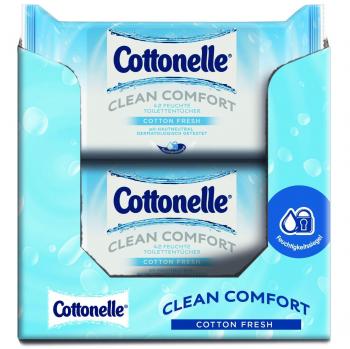 Cottonelle Feuchtes Toilettenpapier Clean Comfort Nachfüllpack (12 x 42)