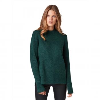 Pull en maille Tom Tailor Denim, Vert (Midnight Forest Green), M Femme
